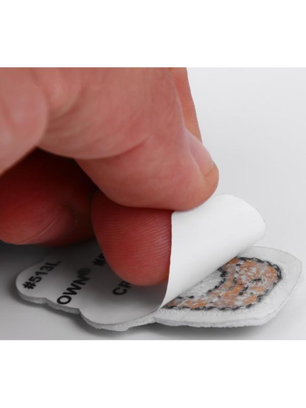 Патч клеевой на одежду, обувь, сумки «Медвежонок», 3,5 × 5,2 см