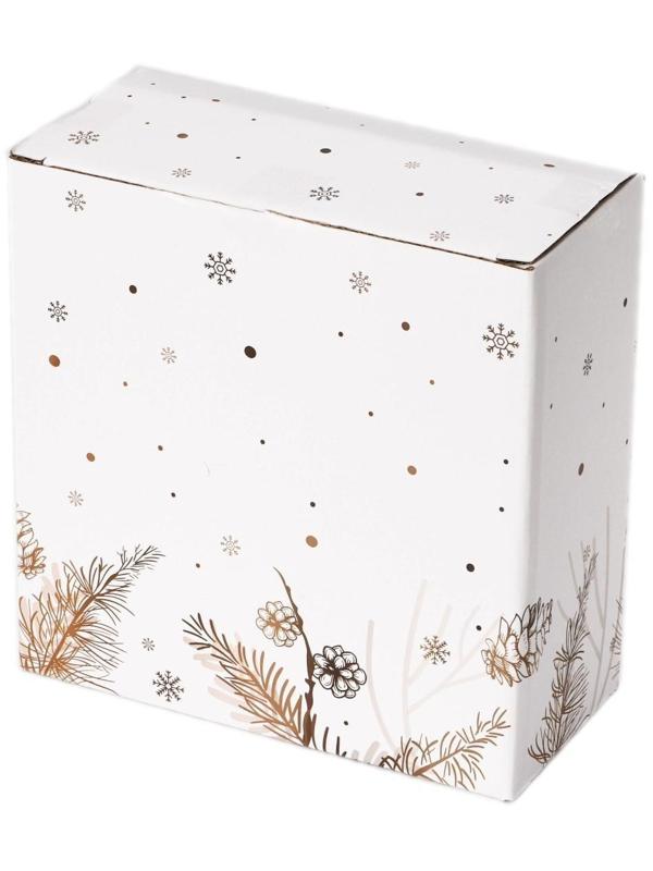 Набор для соусов и масел Доляна «Дед Мороз и олени», 2 предмета: 300 мл, цвет белый