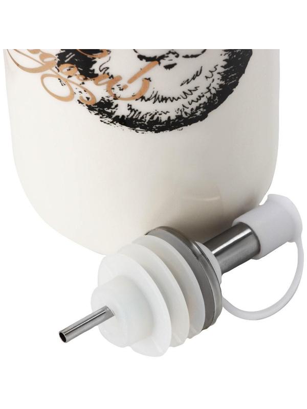 Набор для соусов и масел Доляна «Дед Мороз и олени», 2 предмета: 300 мл, цвет белый