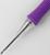Игла для вышивания, для ковровой техники, d = 1,6 мм, с нитевдевателем, цвет фиолетовый