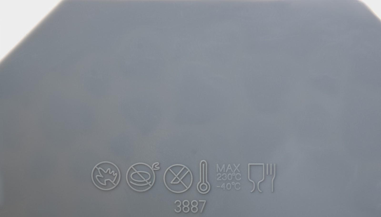 Силиконовый коврик для айсинга Доляна «Сердца», 17,7×14×0,3 см , цвет серый