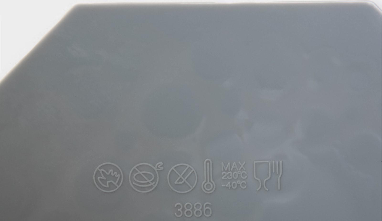 Силиконовый коврик для айсинга Доляна «Пузыри», 18,5×14×0,3 см, цвет серый