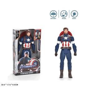 ЛМ7710 Фигурки Героев Капитан Америка. Свет, звук. 30х17.6х6 см. (36/72)LM7710