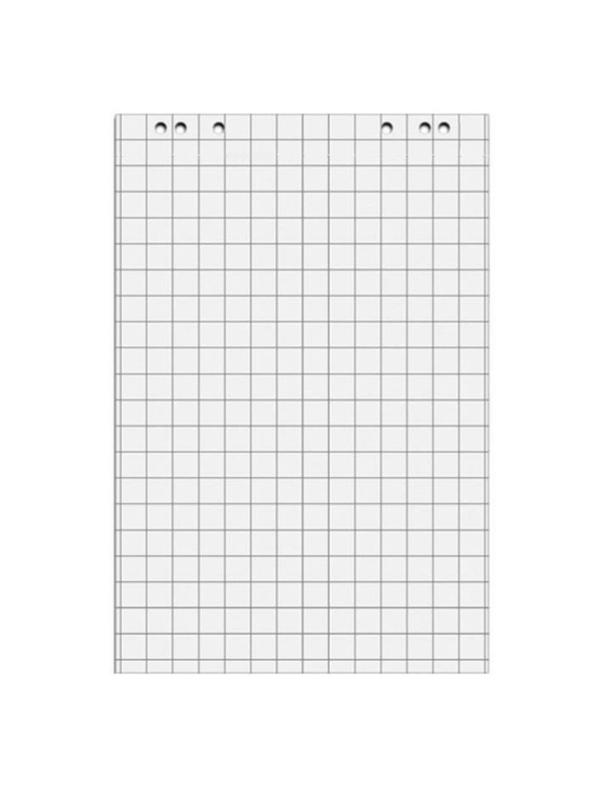 Блок бумаги для флипчартов клетка 67,5х98 20 лист. 5 бл/уп 80гр.