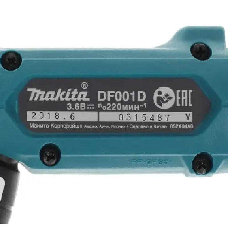Отвертка аккумуляторная Makita DF001DW