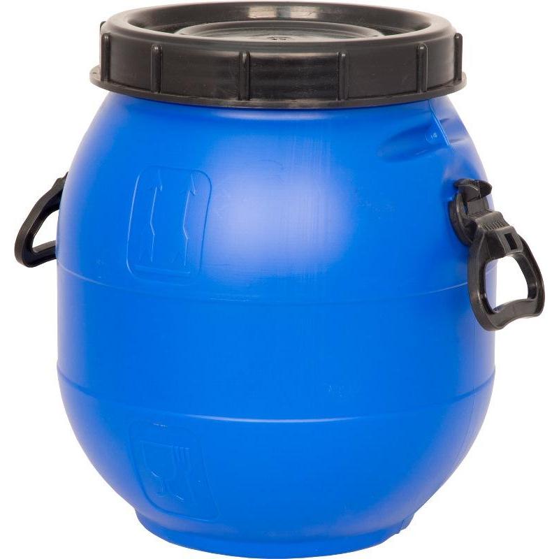 Бочка п/э 30л с винтовой крышкой синяя БПЗ 30