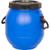 Бочка п/э 30л с винтовой крышкой синяя БПЗ 30