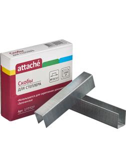 Скобы для степлера N23/17 ATTACHE, оцинкованные (130-160 лист) 1000шт в уп.
