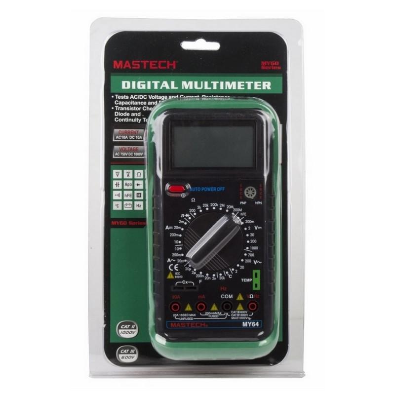 Мультиметр универсальный MY64 MASTECH (13-2005)