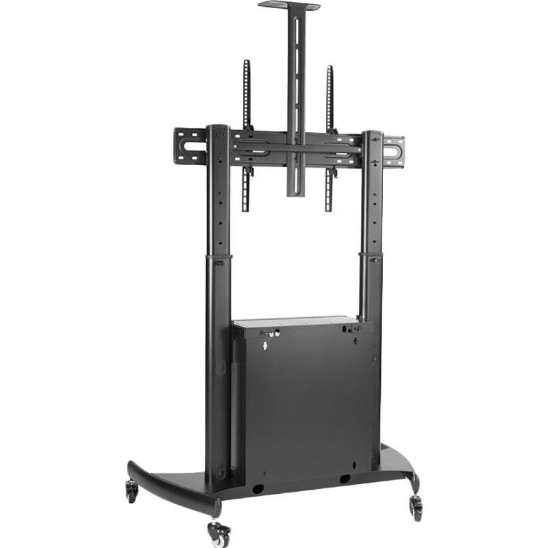 Стойка мобильная Digis 55-100, c рэком, VESA 1000x600мм, 100кг, DSM-P2106CB