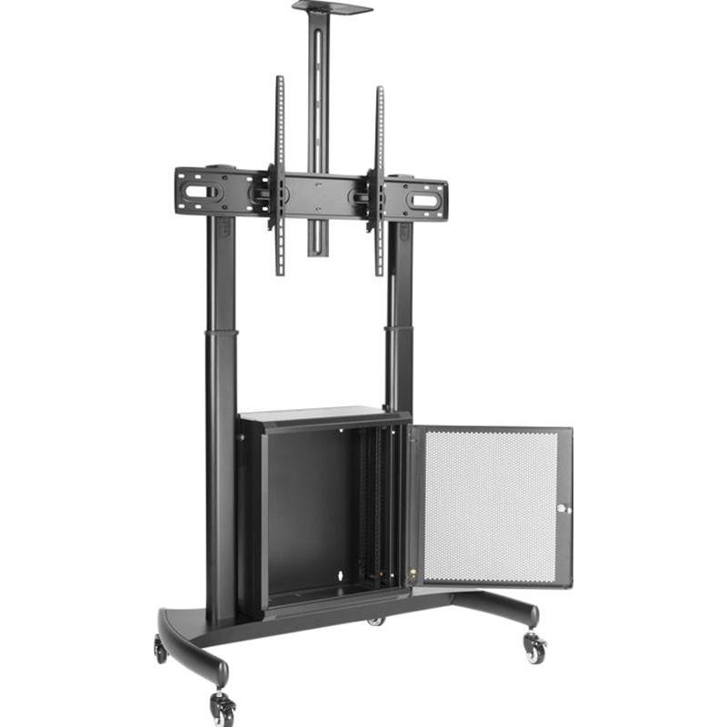 Стойка мобильная Digis 55-100, c рэком, VESA 1000x600мм, 100кг, DSM-P2106CB