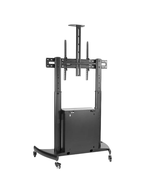 Стойка мобильная Digis 55-100, c рэком, VESA 1000x600мм, 100кг, DSM-P2106CB