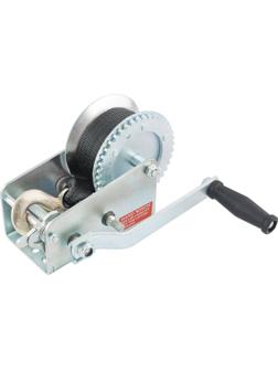 Лебедка ручная шестеренчатая, тяга 0,8т, тросовая, Matrix (522735)