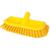 Щетка скраб д/плинтусов разноуровневая FBK, 285х130мм желтая 20155-4