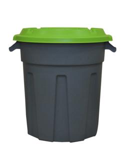 Бак для отходов 60л пластик, зеленый для пищ./непищ. прод. (до -30)