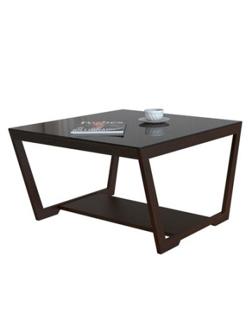 Стол журнальный ME_BeautyStyle 1 венге/стекло черн.