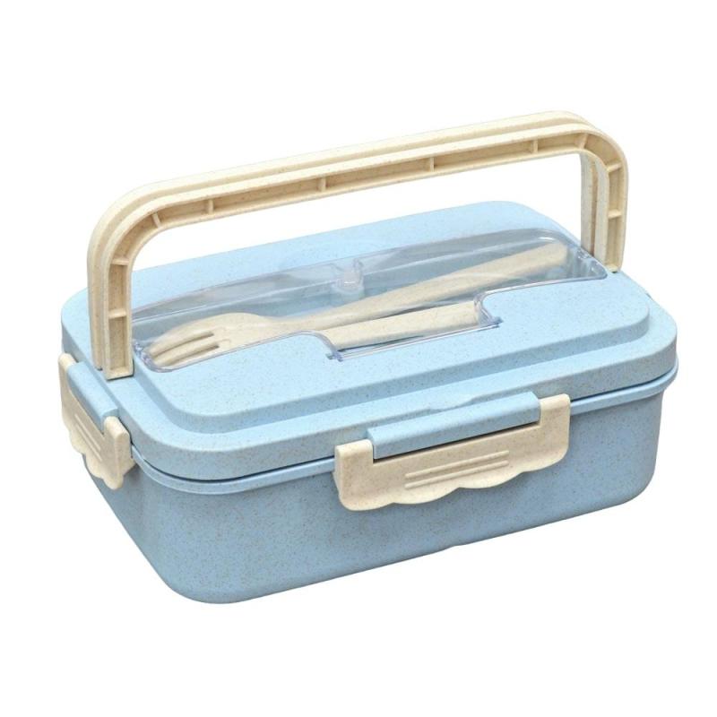 Набор туриста Ланчбокс  ECOS с подставкой под тел,ложка,вилка),104412