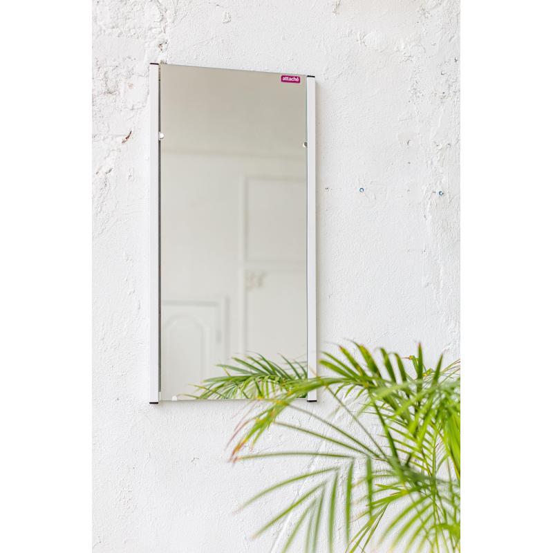Зеркало настенное TI_Attache Мюлен 385x765 мет.белый