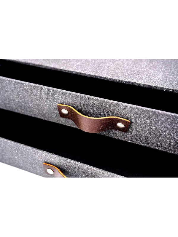 Бокс с выдвижными лотками Attache 2 выдвижн лотка, черн, картон KVL-02-M6