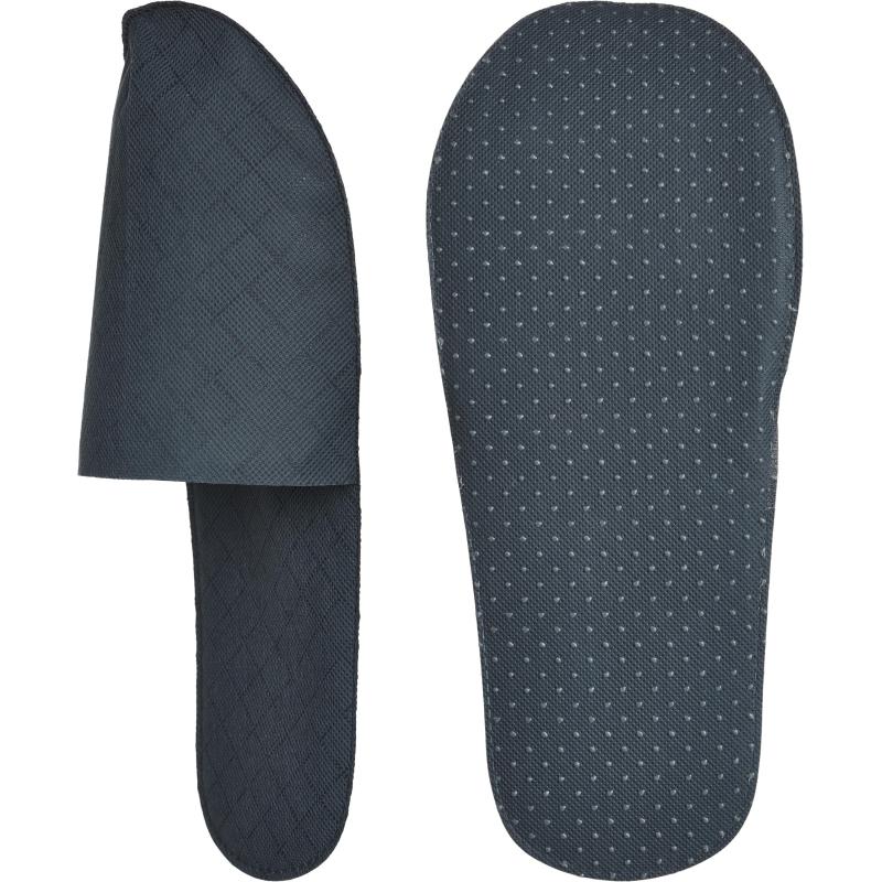 Тапочки одноразовые спанбонд 80 Паттерн серые подош./5мм flow-pack 100шт/уп