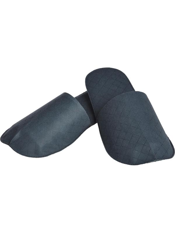 Тапочки одноразовые спанбонд 80 Паттерн серые подош./5мм flow-pack 100шт/уп