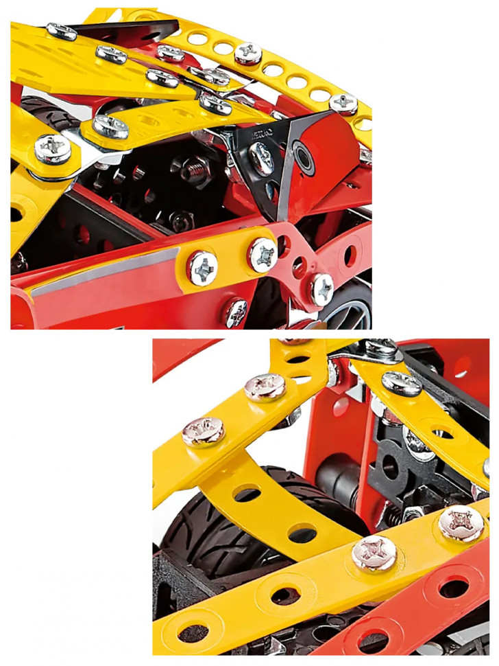 Конструктор металлический «Спортивный автомобиль» 8601 / 372 детали