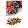 Конструктор металлический «Спортивный автомобиль» 8601 / 372 детали