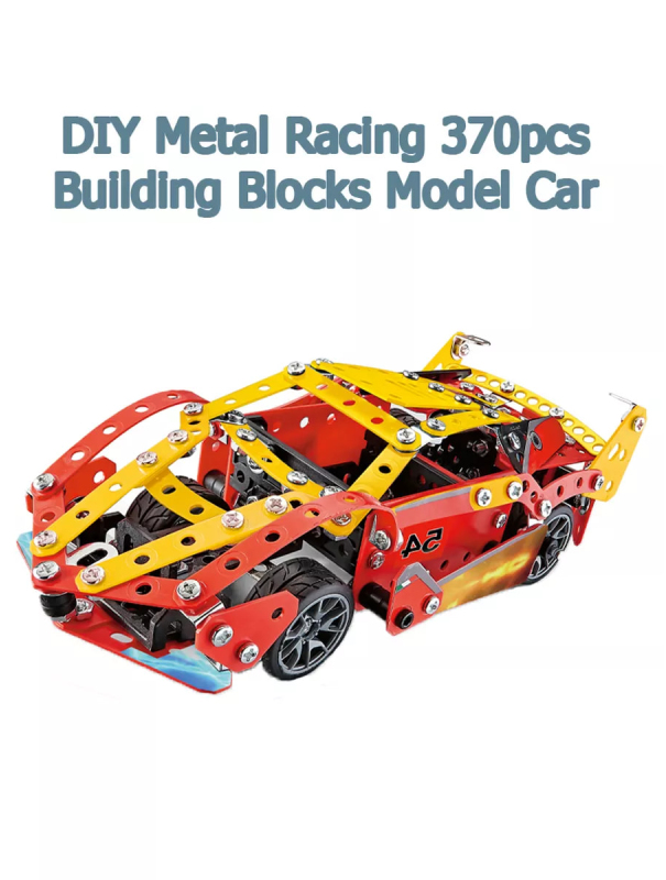 Конструктор металлический «Спортивный автомобиль» 8601 / 372 детали