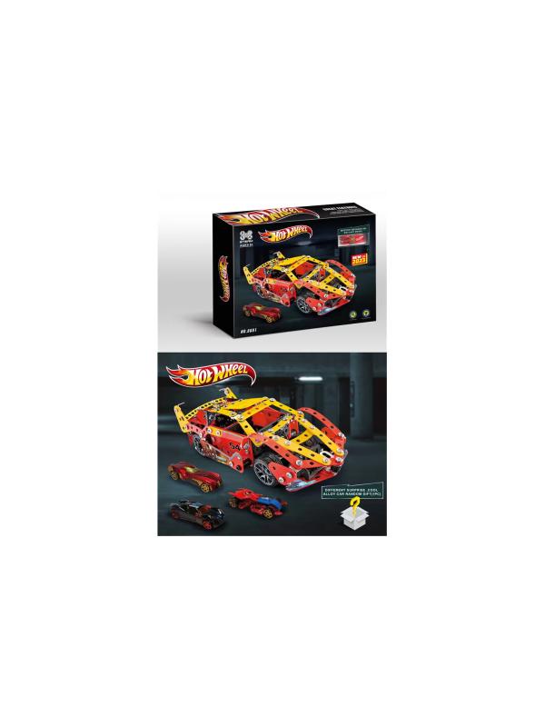 Конструктор металлический «Спортивный автомобиль» 8601 / 372 детали