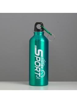 Фляга бутылка для воды Мастер К. 650 мл, с карабином, микс 2630822