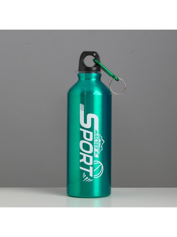 Фляга бутылка для воды Мастер К. 650 мл, с карабином, микс 2630822