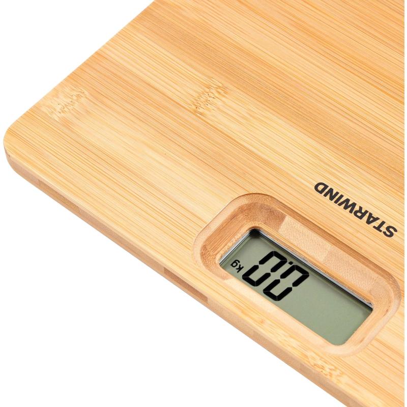 Весы напольные электронные Starwind SSP6070 макс.180кг бамбук