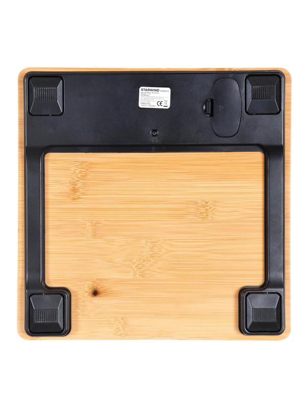 Весы напольные электронные Starwind SSP6070 макс.180кг бамбук