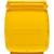 Контейнер-бак мусорный 120л на 2-х колёсах с крышкой желтый