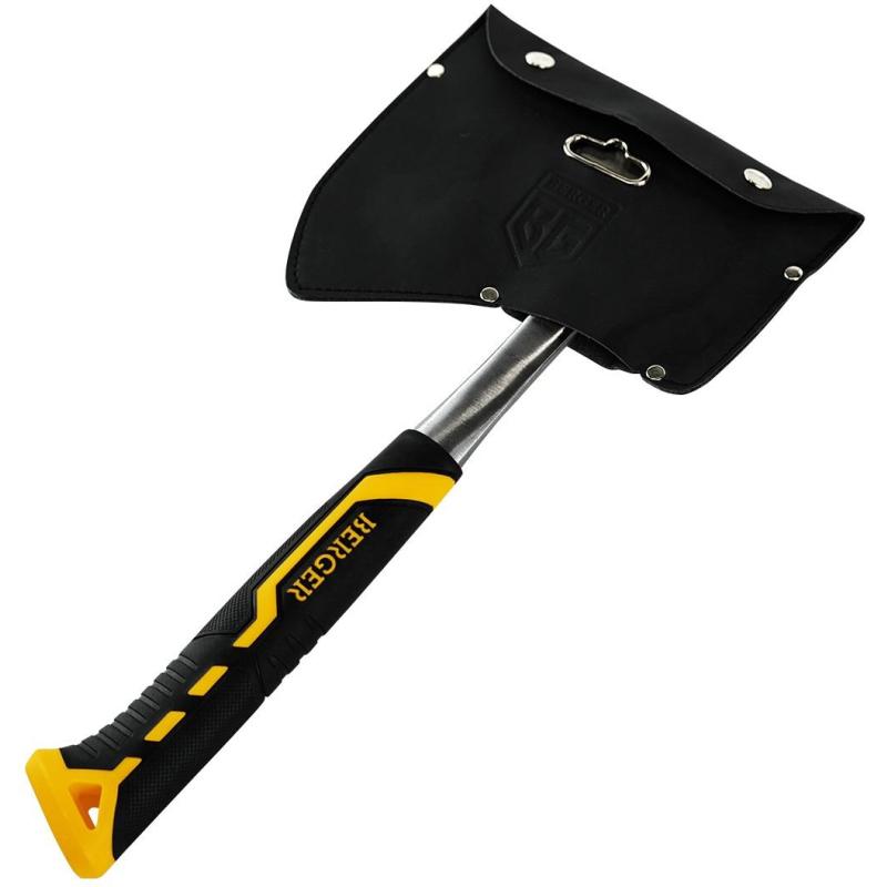 Топор цельнокованый 600 г. с чехлом,3-х комп.ручка, BERGER BG1530