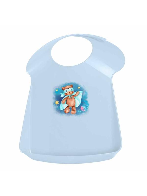 Нагрудник детский 345Х240Х52 мм Светло-голубой