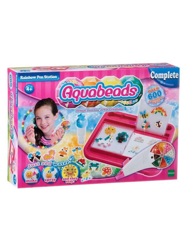 Набор для творчества аквамозаика Студия с радужной ручкой