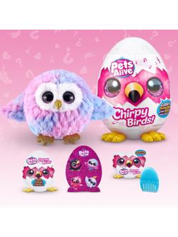 Игровой набор ZURU PETS ALIVE плюшевая Птичка-повторюшка, звук, в ассорт.