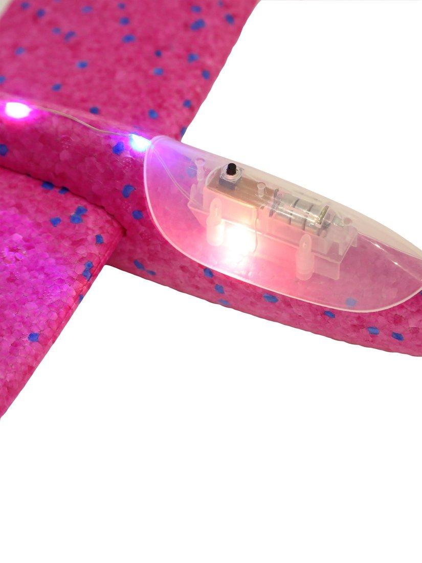 Самолет планер 48 см, светящийся, батар.AG3*3шт. вх. в компл.в ассорт., в
ассорт.