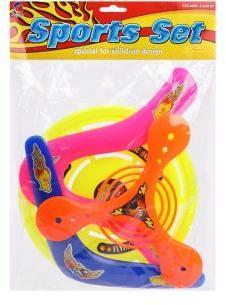 Набор бумерангов 4 шт, в ассорт., пакет