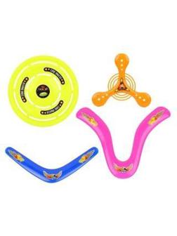 Набор бумерангов 4 шт, в ассорт., пакет