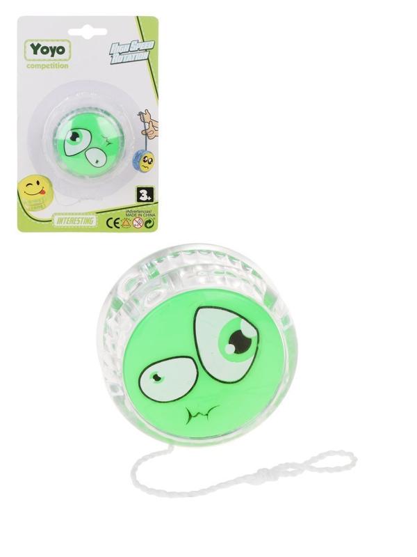 ДЕФЕКТ УПАКОВКИ Йо-Йо, свет, в ассорт., тестовые эл.пит.AG3*2 шт. вх.в
комплект, дисплей