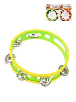 Бубен, 18,5 см, в ассорт., пакет