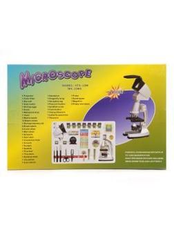 Набор Юный исследователь, пласт., микроскоп, аксесс., 27 предм.
