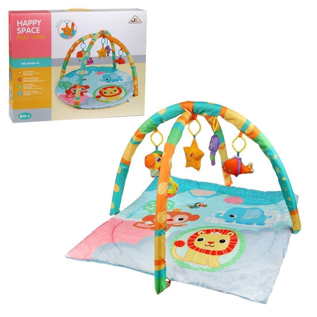 ДЕФЕКТ УПАКОВКИ Коврик развивающий Африка, игрушки 5 шт в компл.