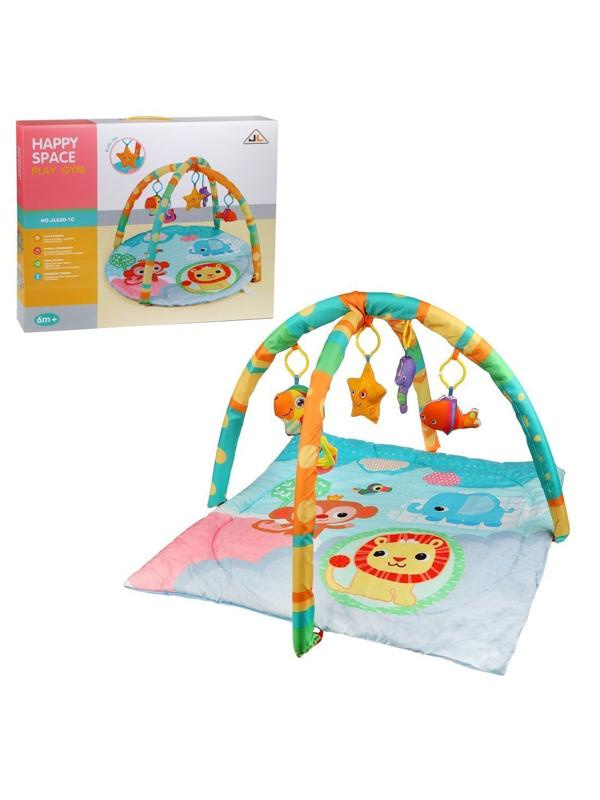 ДЕФЕКТ УПАКОВКИ Коврик развивающий Африка, игрушки 5 шт в компл.