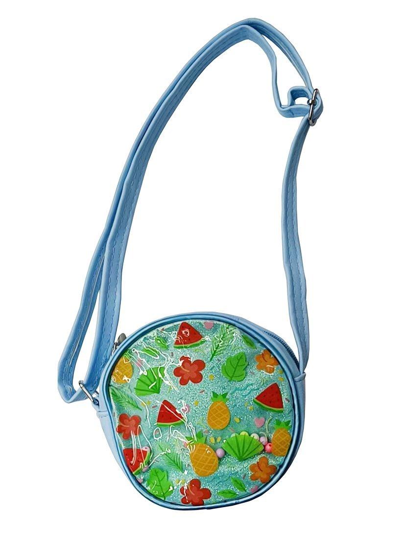 Сумочка наплечная Фрукты 13х13 см, в ассорт., пакет