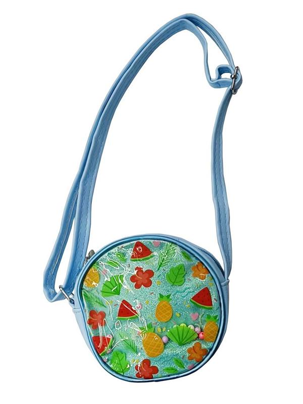 Сумочка наплечная Фрукты 13х13 см, в ассорт., пакет