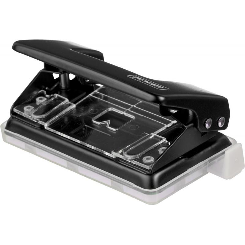 Дырокол ATTACHE 6304 до 12л. с лин, металл., черный