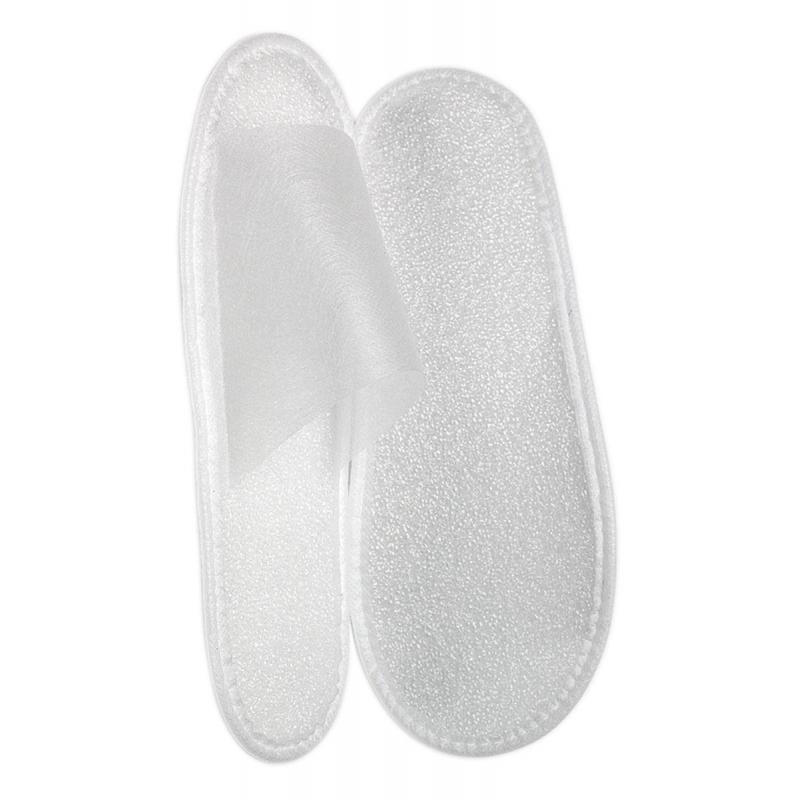 Тапочки одноразовые Бюджет спанбонд отк.мыс,изодом 5 мм,б/стельки 150пар/уп